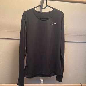 Nike Grey Dri-Fit Long Sleeve Top